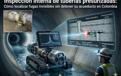 Inspección interna de tuberías presurizadas: Cómo localizar fugas invisibles sin detener su acueducto en Colombia