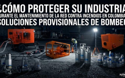 ¿Cómo proteger su industria durante el mantenimiento de la red contra incendios en Colombia? Soluciones provisionales de bombeo