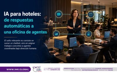 IA para hoteles: de respuestas automáticas a una oficina de agentes